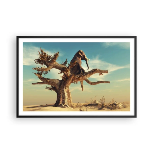 Plakat i sort ramme - Et nyt synspunkt - 91x61 cm