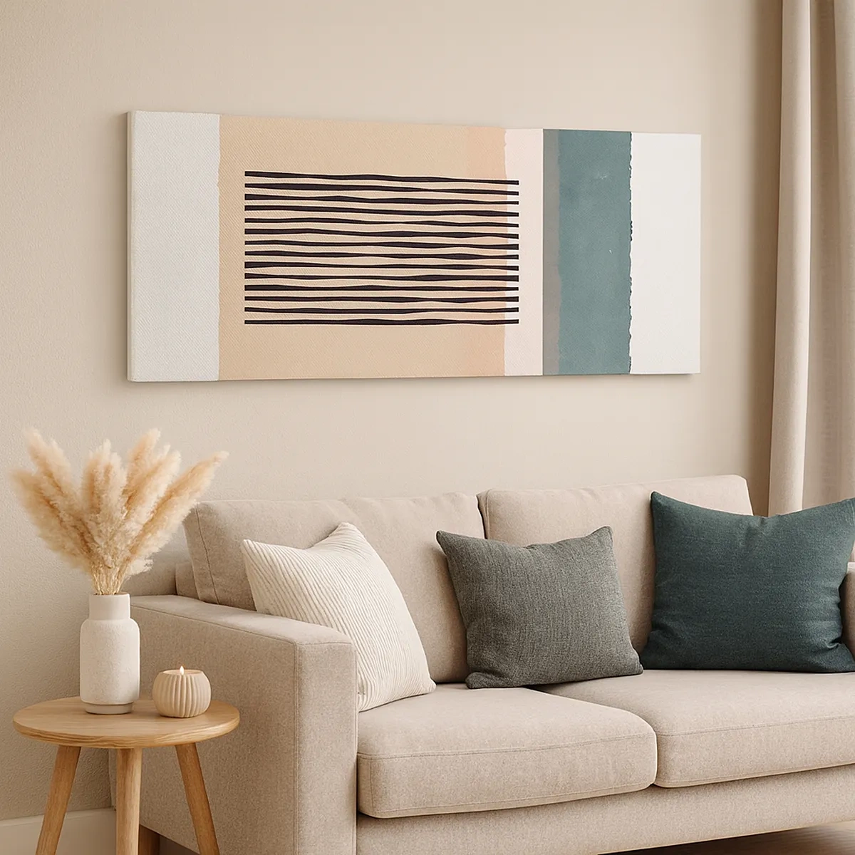 Lærredstryk - Billede på lærred - Alt er i god stand - 30x30 cm