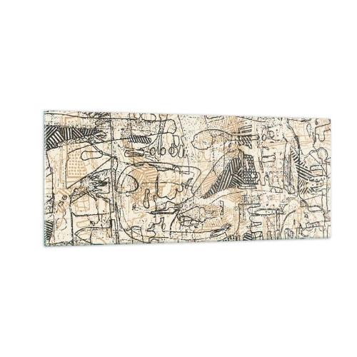 Billede på glas - Venter på at blive afkodet - 100x40 cm