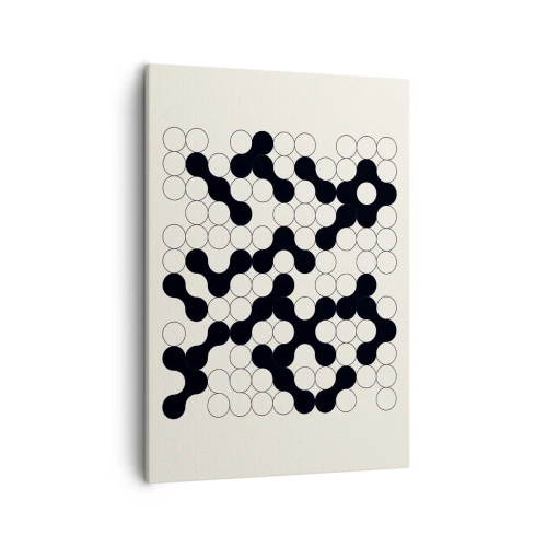 Lærredstryk - Billede på lærred - Kinesisk spil - variation - 50x70 cm