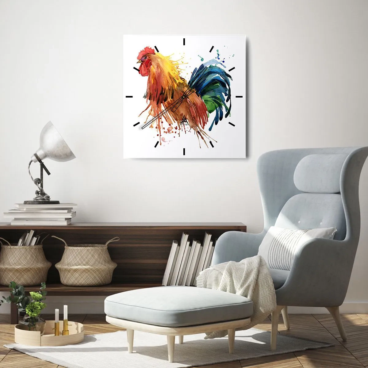 Vægur, Uret - Kongelig kappe, kongelig stolthed - 40x40 cm