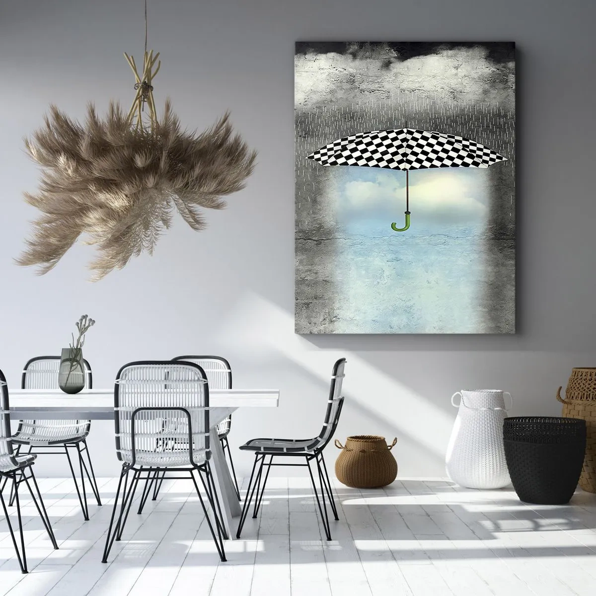 Lærredstryk - Billede på lærred - Og alligevel er det muligt - 50x70 cm