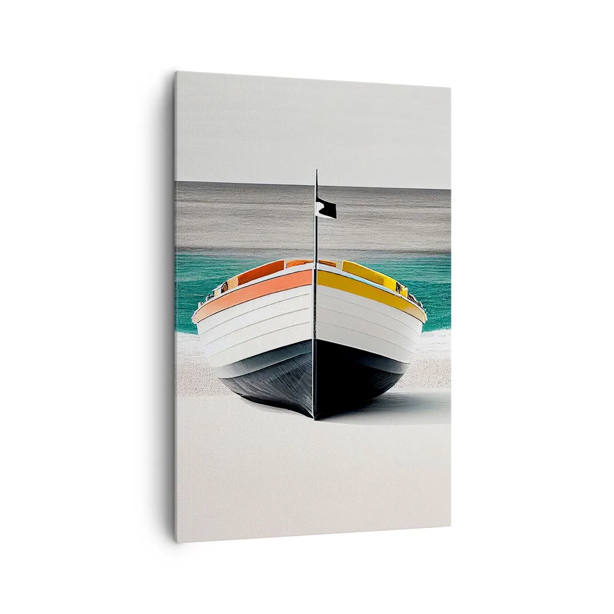 Lærredstryk - Billede på lærred - På sin plads - 80x120 cm