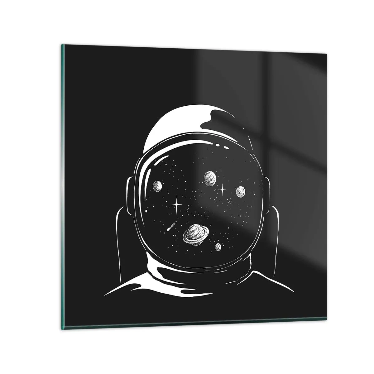 Billede på glas - Flot udsigt - 60x60 cm