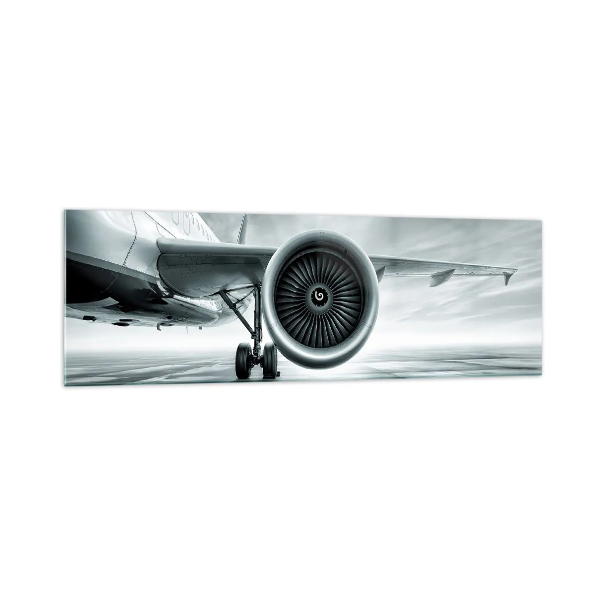 Billede på glas - Der er kraft! - 160x50 cm