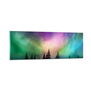 Billede på glas - Hvid magi - 90x30 cm