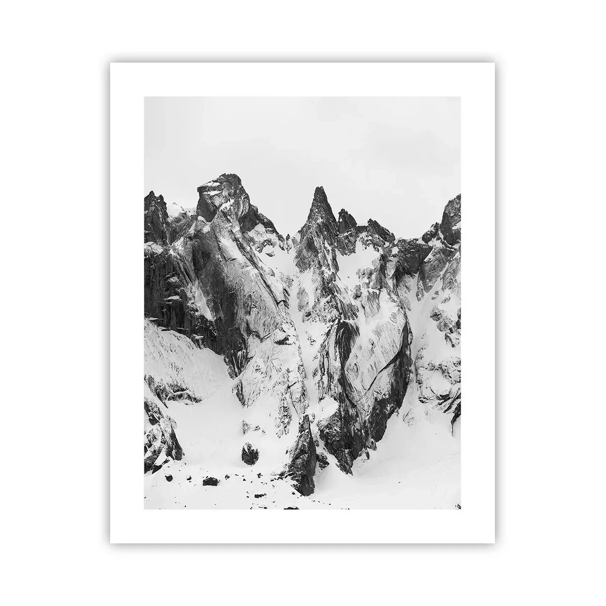 Plakat - Granit truende højderyg - 40x50 cm