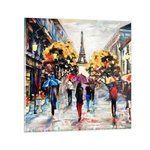 Billede på glas - Særligt smuk om efteråret - 30x30 cm