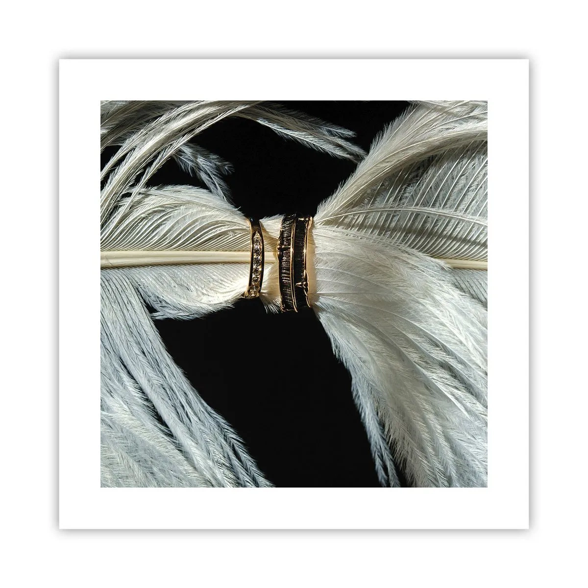 Plakat - ...og jeg vil ikke forlade dig... - 40x40 cm