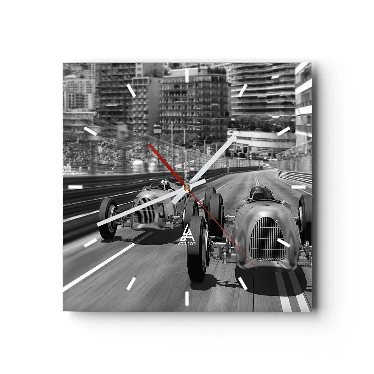 Vægur, Uret - Der var engang i Monte Carlo - 40x40 cm