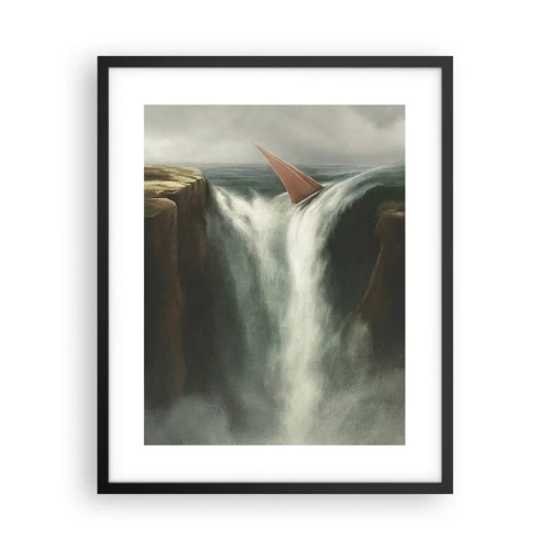 Plakat i sort ramme - Livets advarsler - 40x50 cm