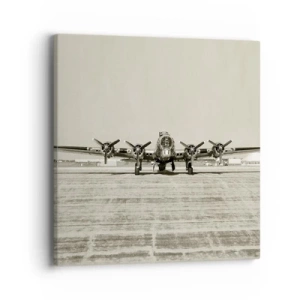 Lærredstryk - Billede på lærred - Som altid klar - 40x40 cm