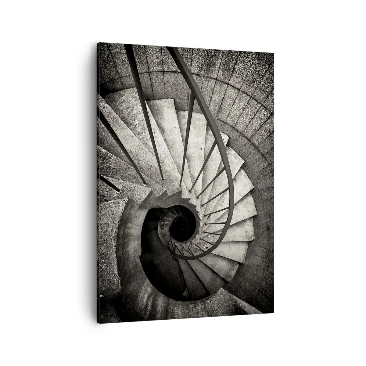 Lærredstryk - Billede på lærred - Op ad trapperne, ned ad trapperne - 50x70 cm