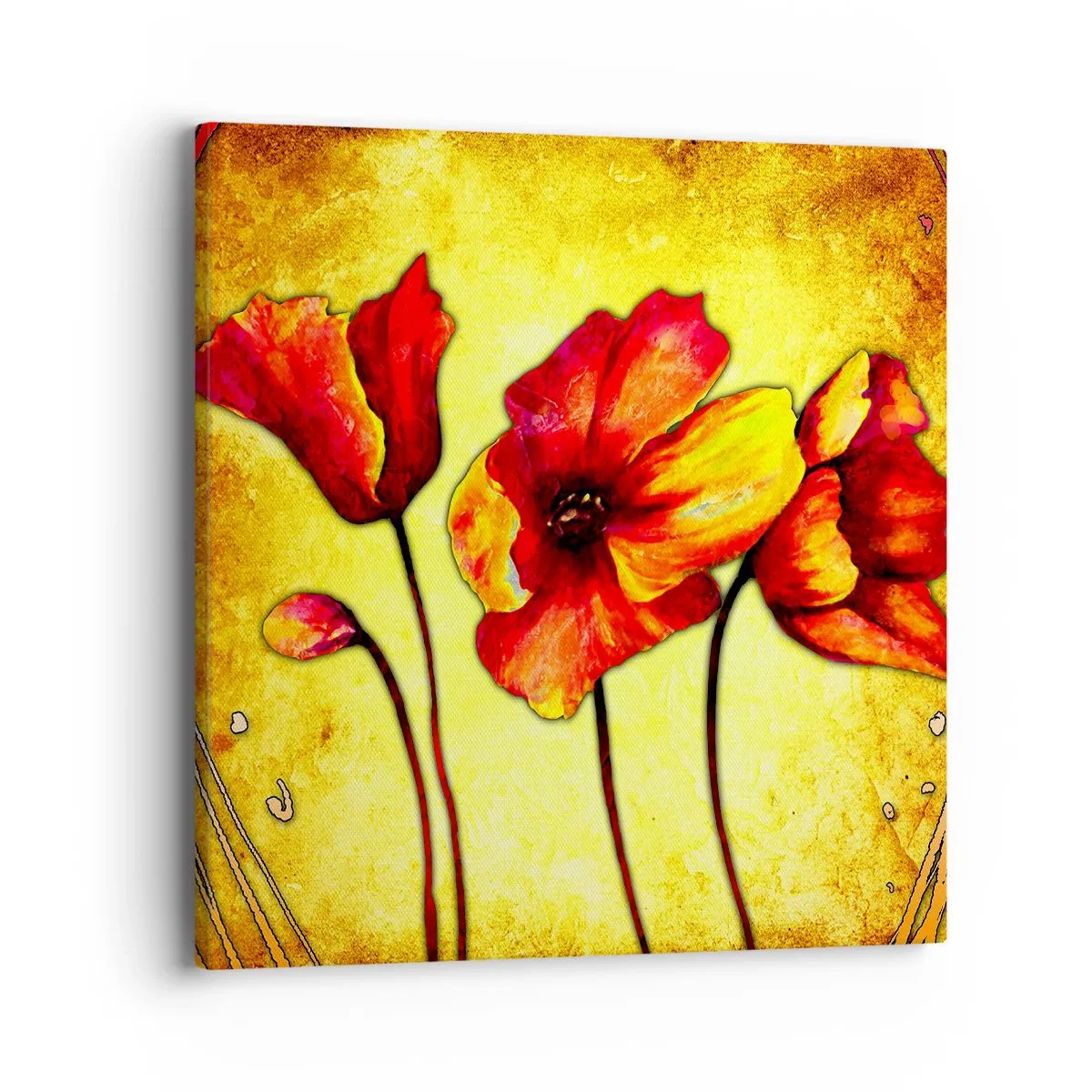 Lærredstryk - Billede på lærred - I Art Nouveau dekoration - 40x40 cm