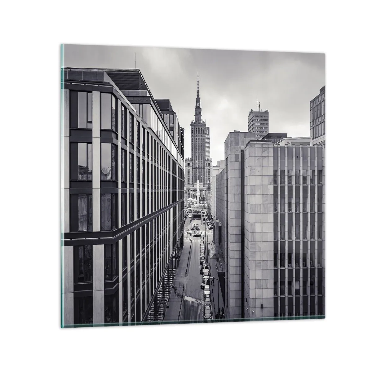 Billede på glas - Warszawa dalen - 30x30 cm