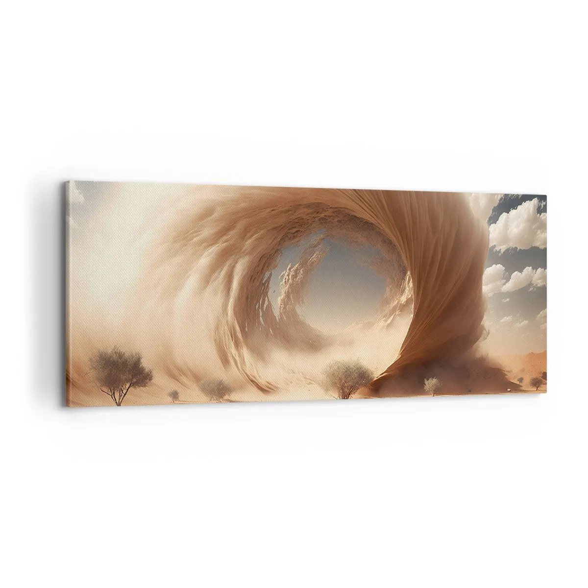 Lærredstryk - Billede på lærred - Åben portal - 100x40 cm