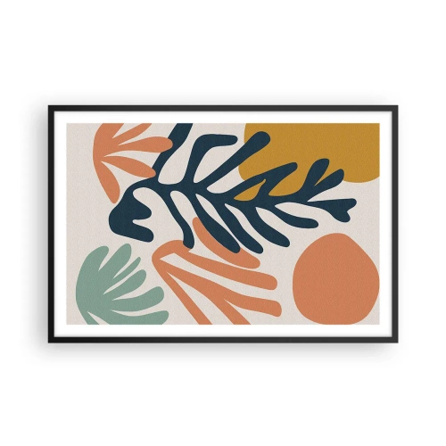 Plakat i sort ramme - Koralhav - 91x61 cm