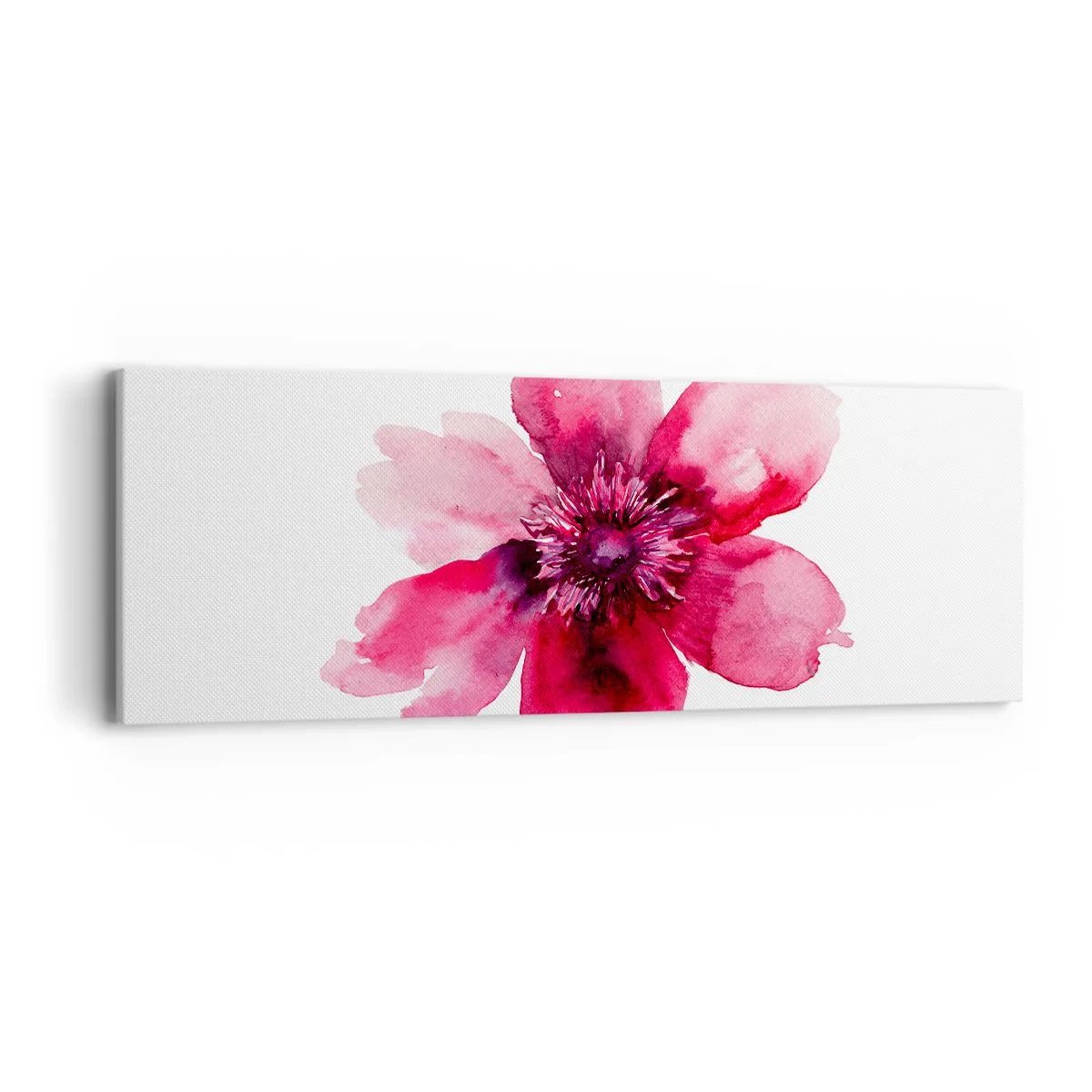 Lærredstryk - Billede på lærred - Karminduftende kys - 90x30 cm