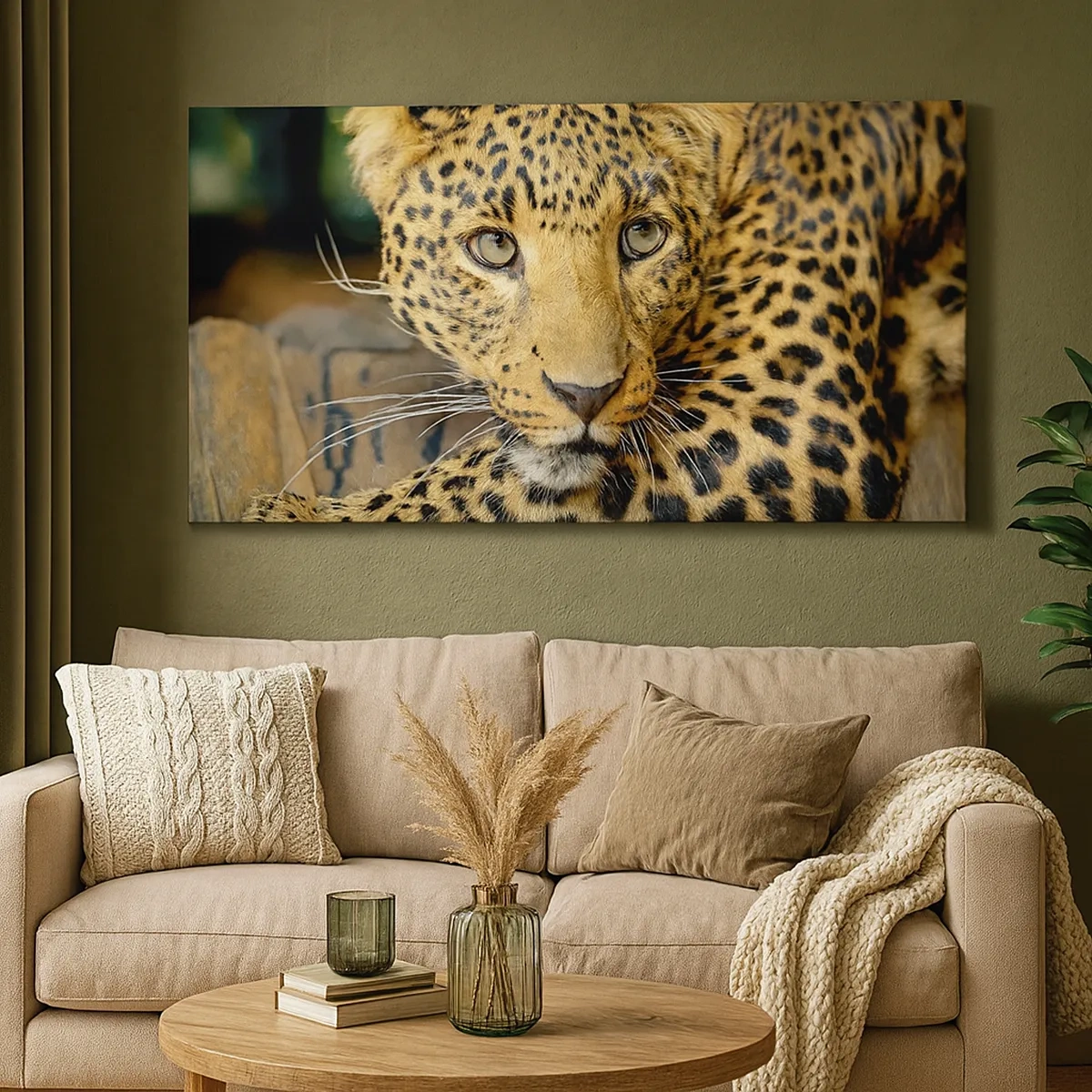 Lærredstryk - Billede på lærred - Vær ikke bange, kom nu - 30x30 cm