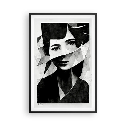 Plakat i sort ramme - I sandhed hvad du er... - 61x91 cm