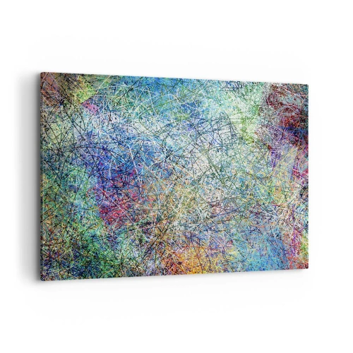 Lærredstryk - Billede på lærred - Så enkelt er det ikke - 100x70 cm