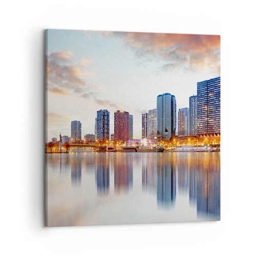 Lærredstryk - Billede på lærred - Den monumentale ro i Paris - 50x50 cm