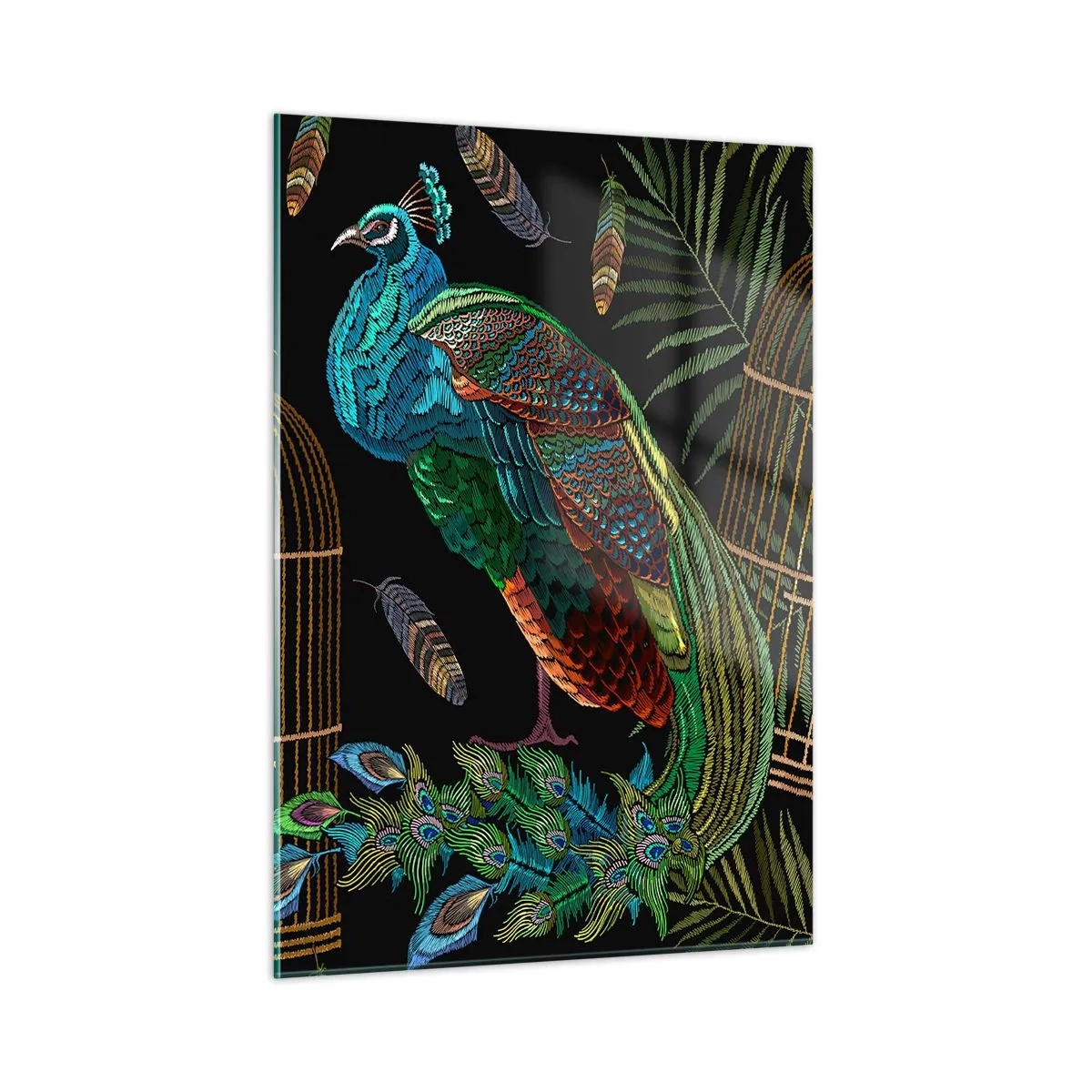 Billede på glas - I kongelige gevandter - 50x70 cm