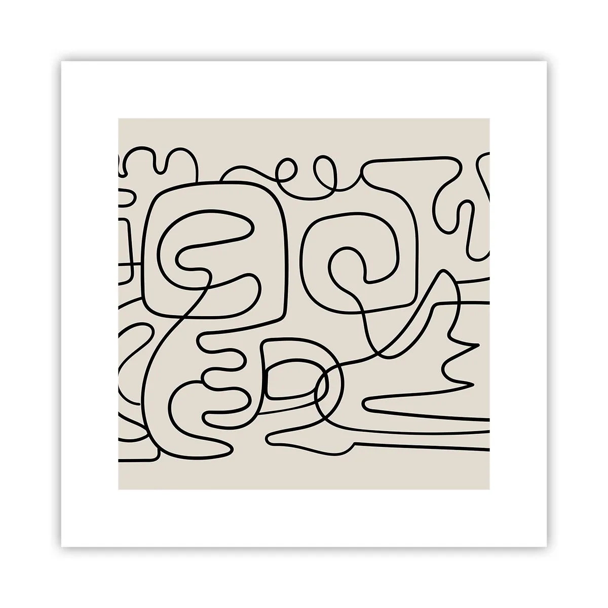Plakat - På sporet - 30x30 cm