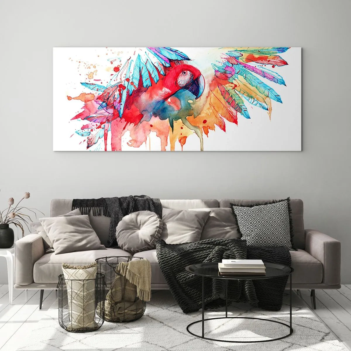 Billede på glas - . - 90x30 cm