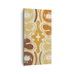 Lærredstryk - Billede på lærred - Sentimental abstraktion - 65x120 cm