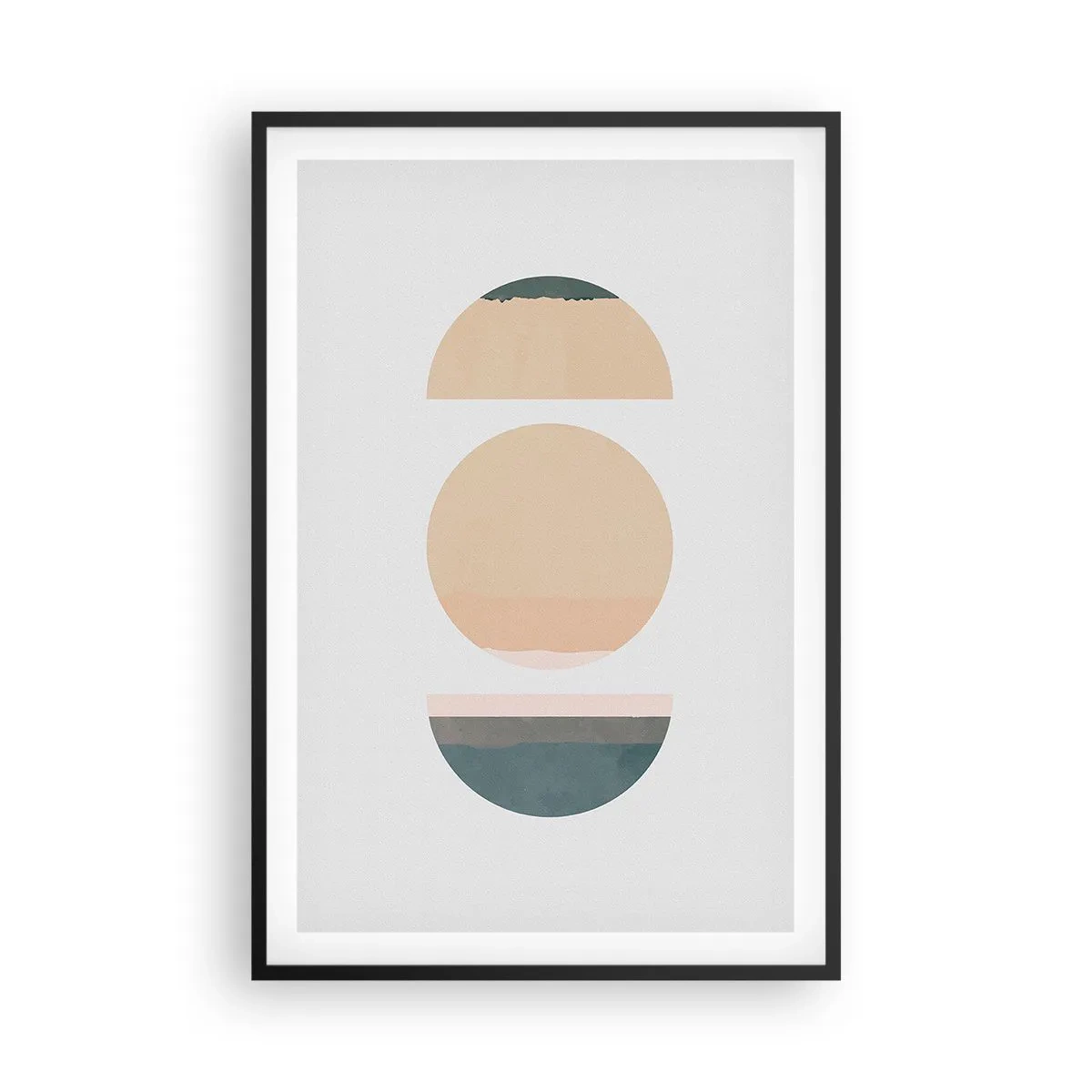 Plakat i sort ramme - Hjul for hjul - 61x91 cm