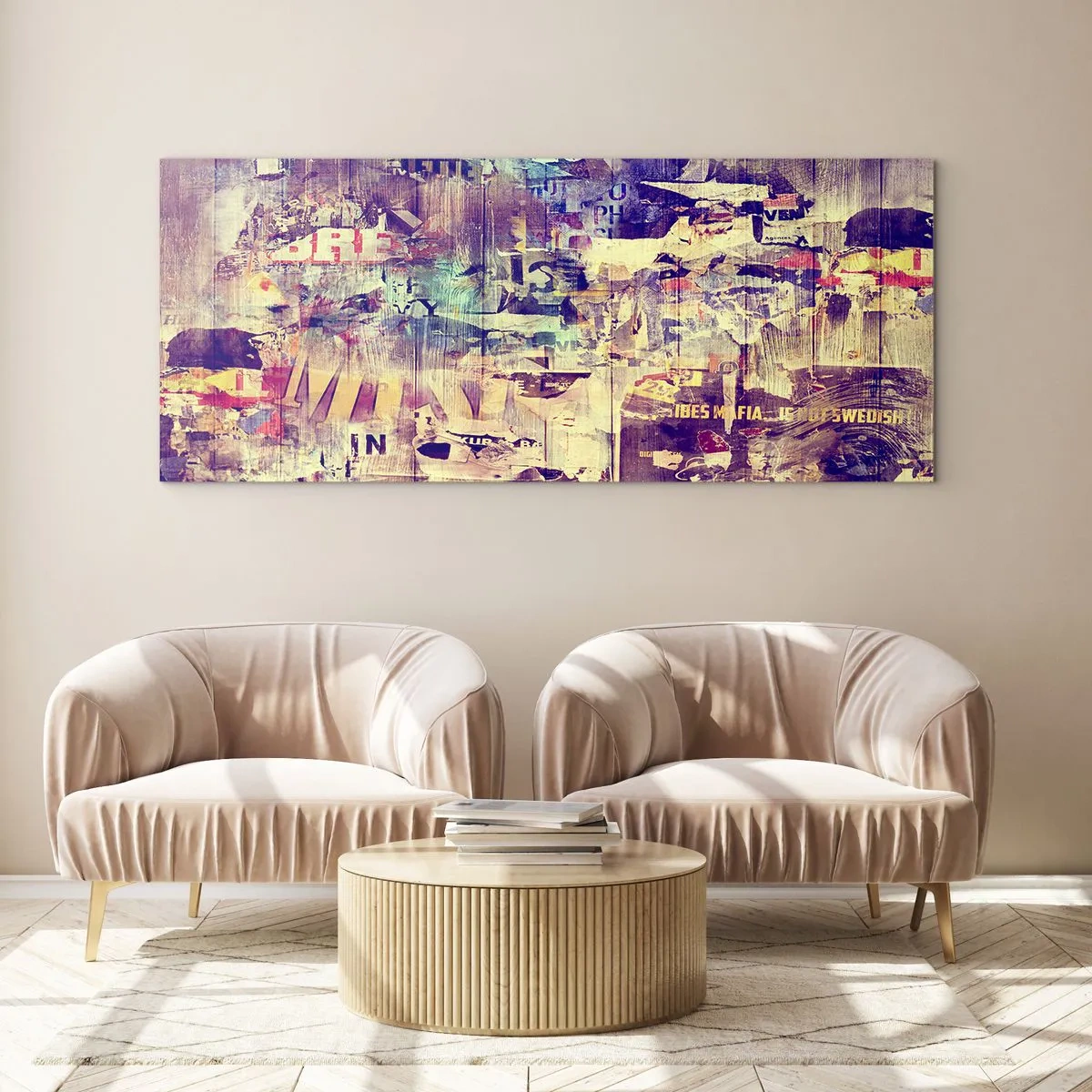 Billede på glas - Og det er alt, hvad der vil være tilbage - 90x30 cm