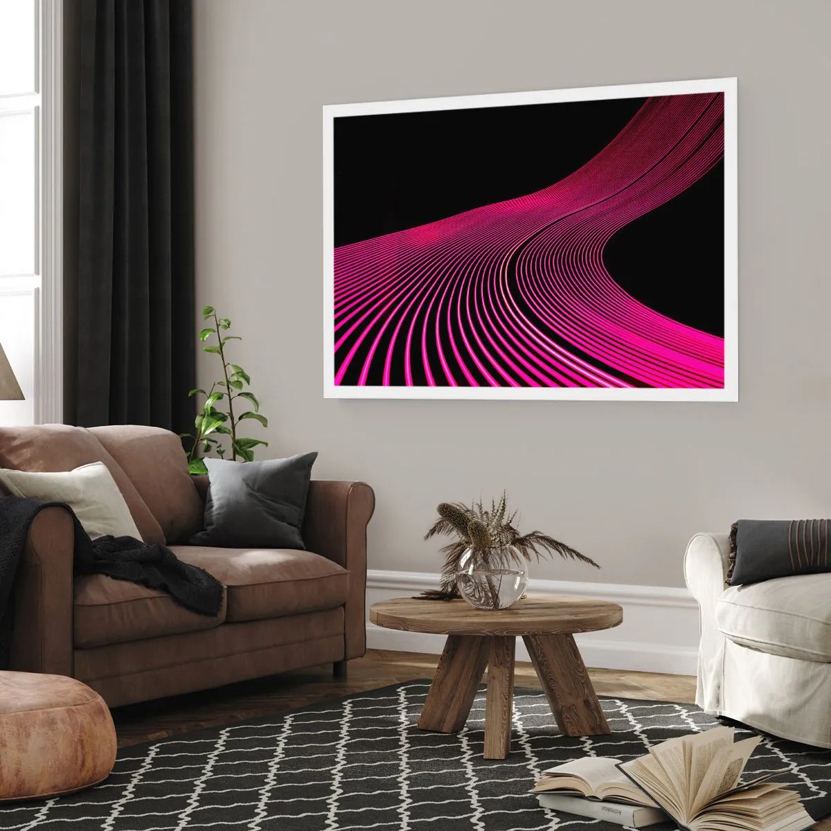 Plakat - En allé af lys - 50x40 cm