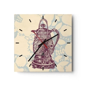 Vægur, Uret - Skønheden i hverdagslivet - 40x40 cm