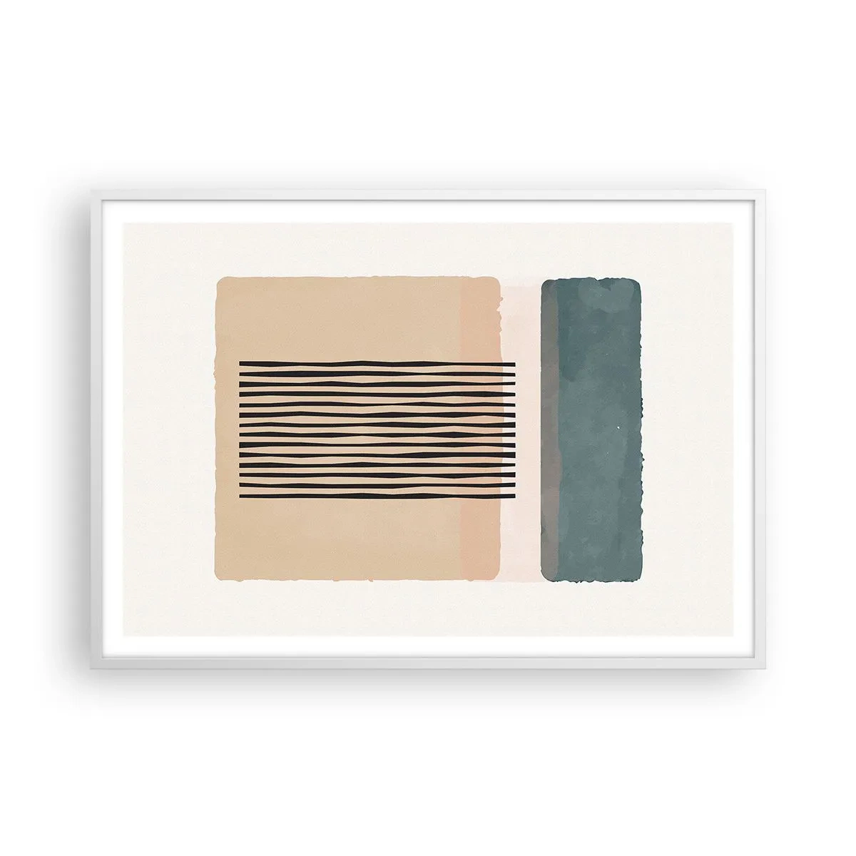 Plakat i hvid ramme - Alt er i god stand - 100x70 cm