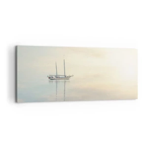 Lærredstryk - Billede på lærred - I et hav af stilhed - 120x50 cm