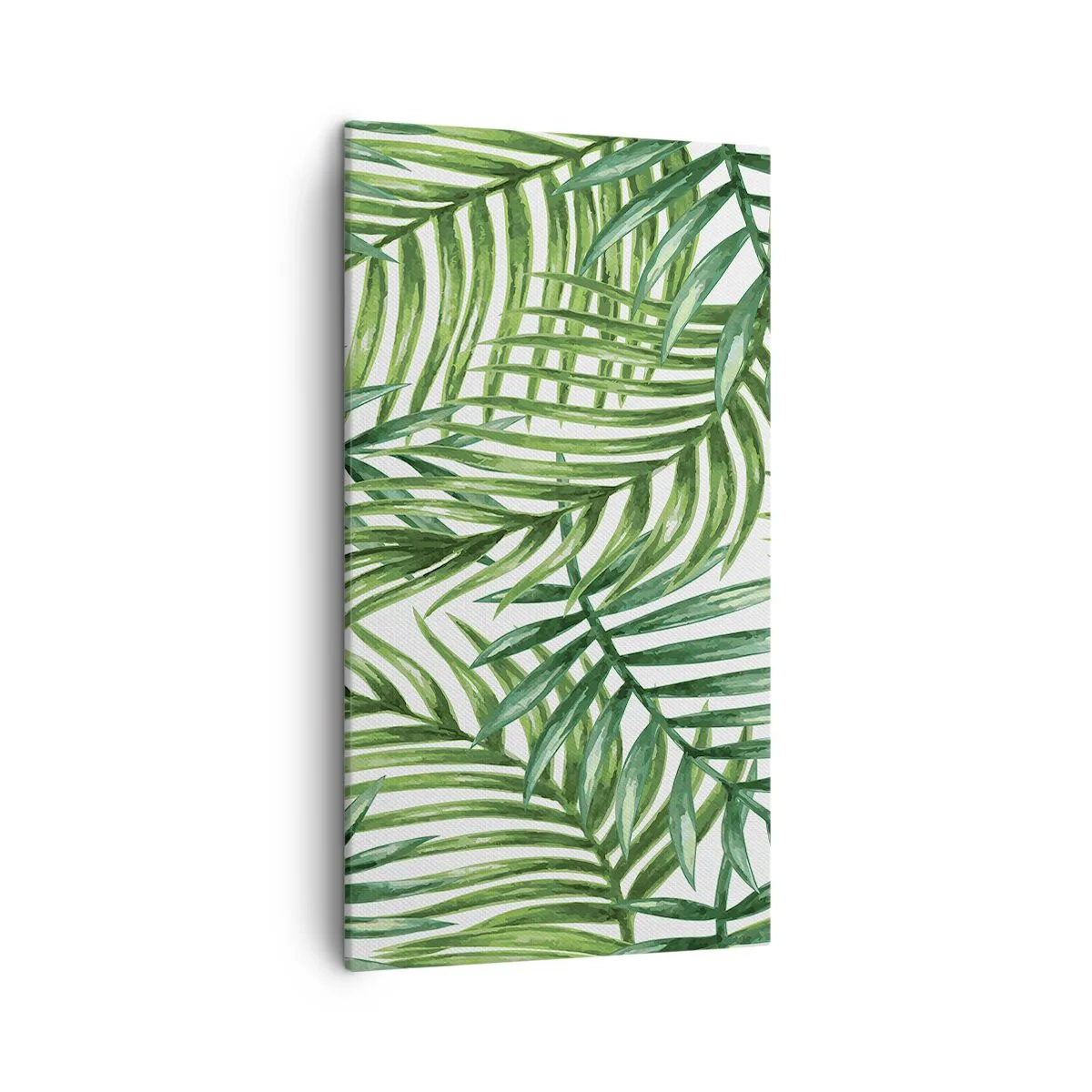 Lærredstryk - Billede på lærred - Under det grønne baldakin - 45x80 cm