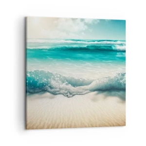 Lærredstryk - Billede på lærred - Havets ro - 60x60 cm