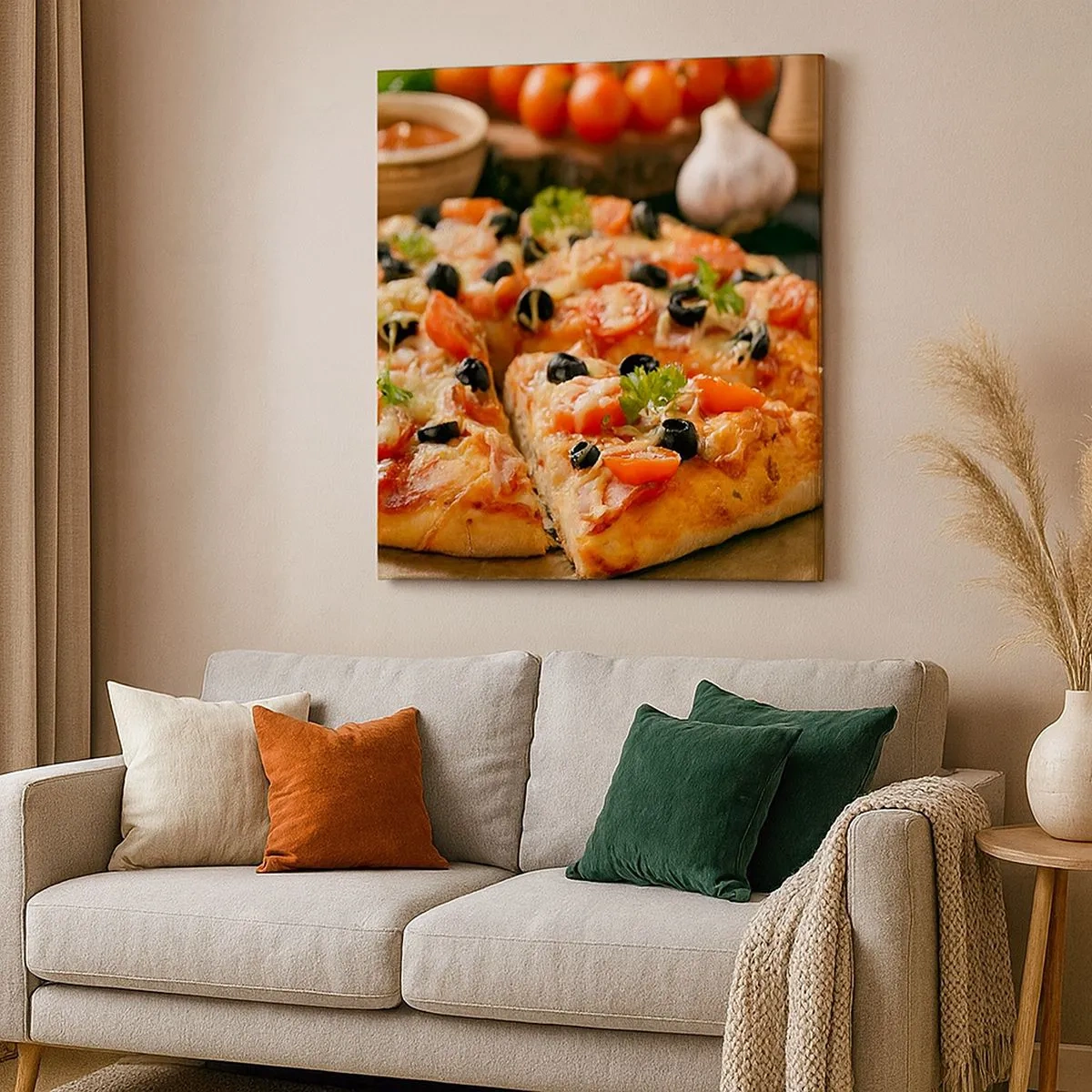 Lærredstryk - Billede på lærred - Du er sluppet af sted med det igen - 30x30 cm