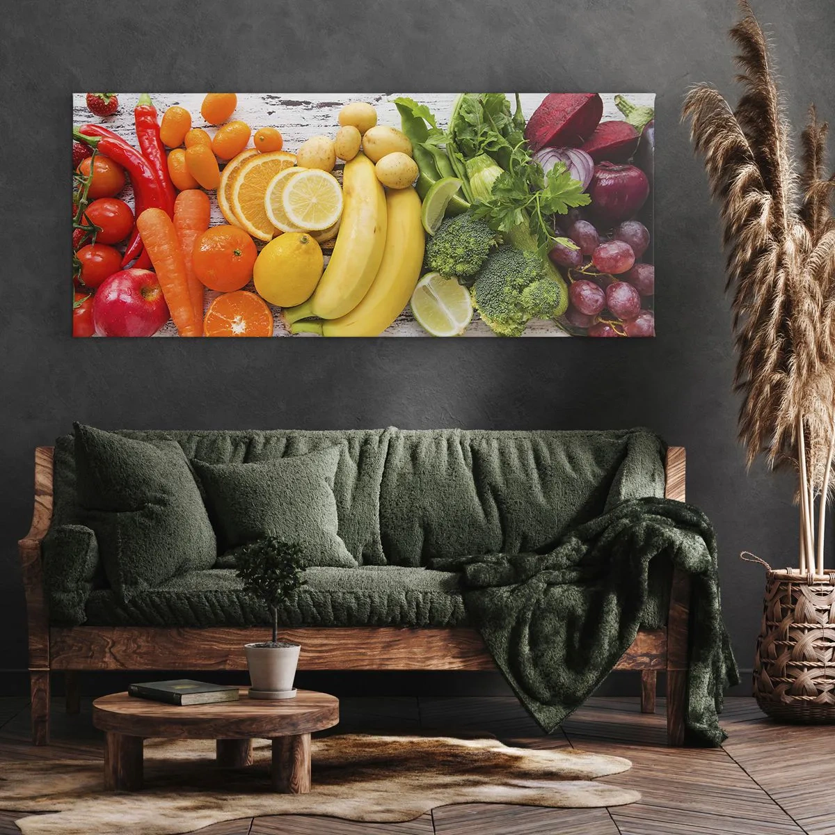 Lærredstryk - Billede på lærred - Er det ikke nok? - 100x40 cm