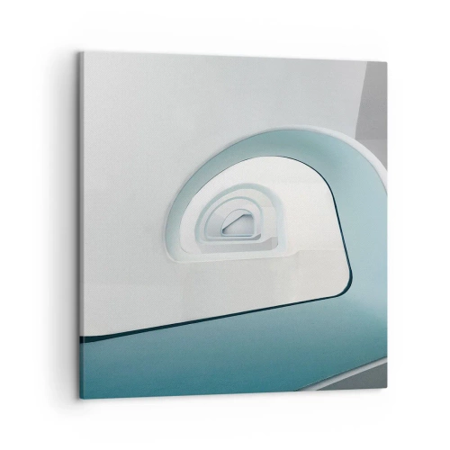 Lærredstryk - Billede på lærred - Til bunden af det blå - 50x50 cm