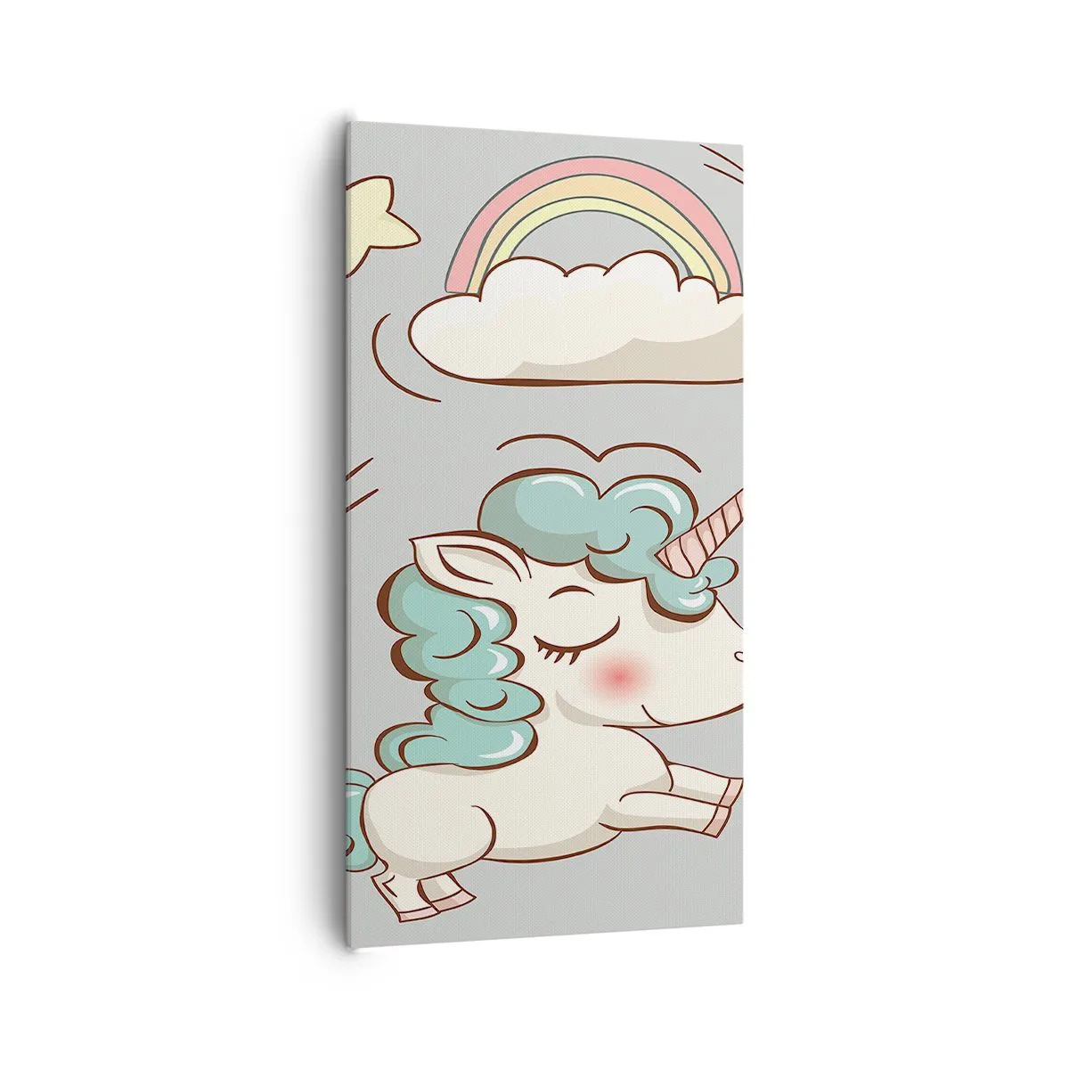 Lærredstryk - Billede på lærred - Der er bestemt ... - 65x120 cm