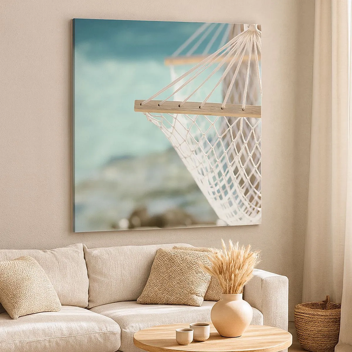 Lærredstryk - Billede på lærred - Tid til afslapning - 30x30 cm