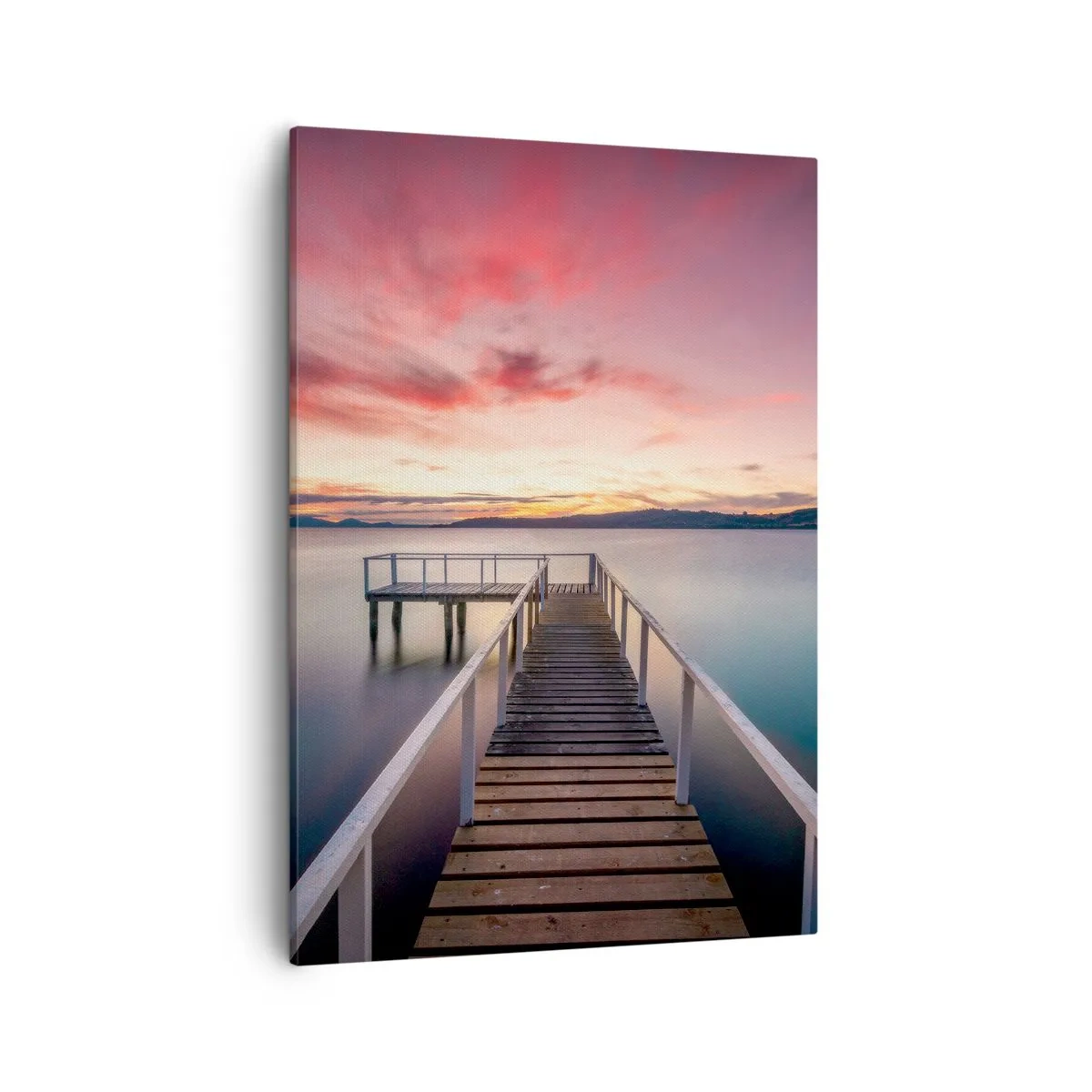 Lærredstryk - Billede på lærred - Aftenens blide flamme - 50x70 cm