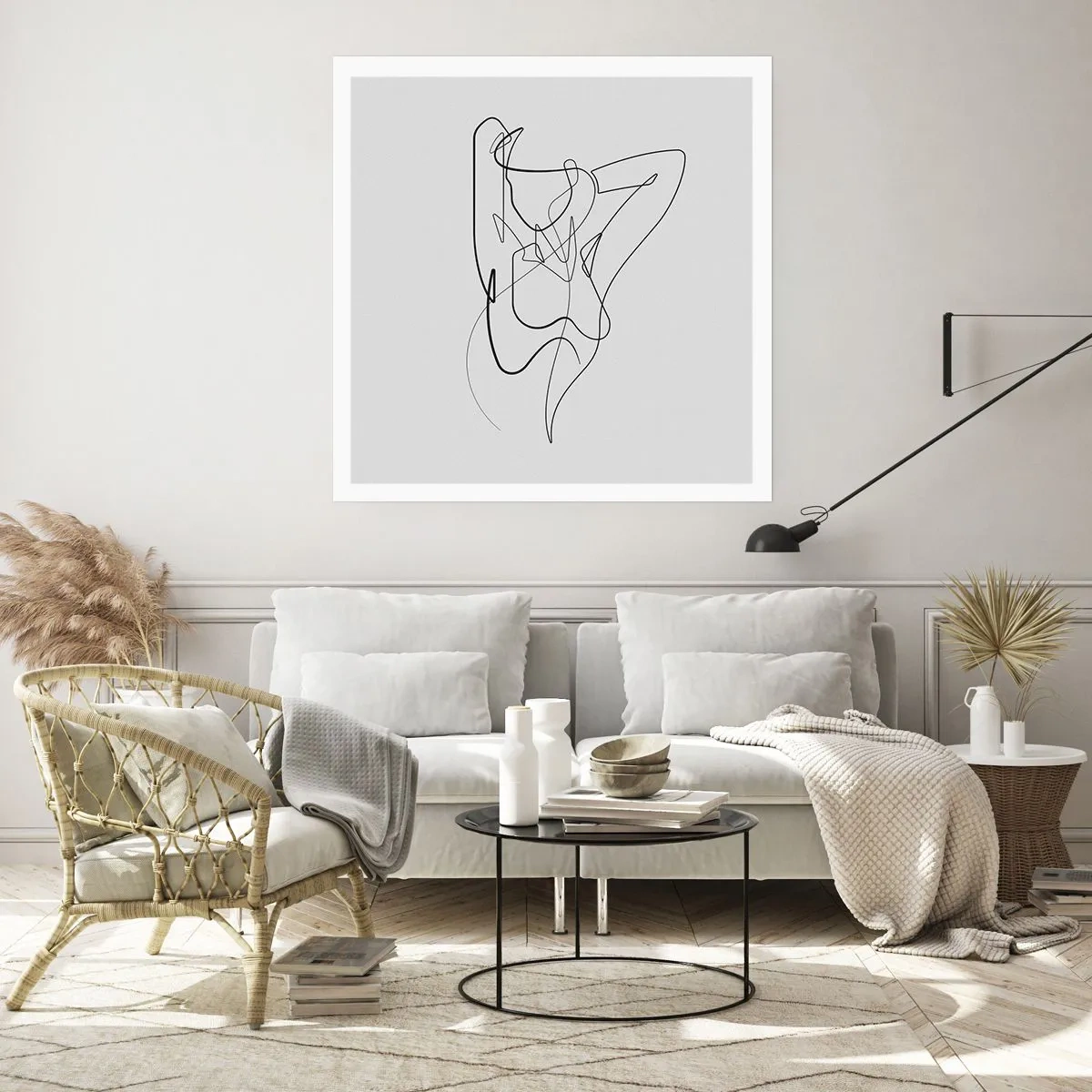 Plakat - Virkelig, hvad er du for en person... - 40x40 cm