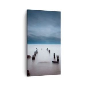 Lærredstryk - Billede på lærred - En betænksom sø - 45x80 cm