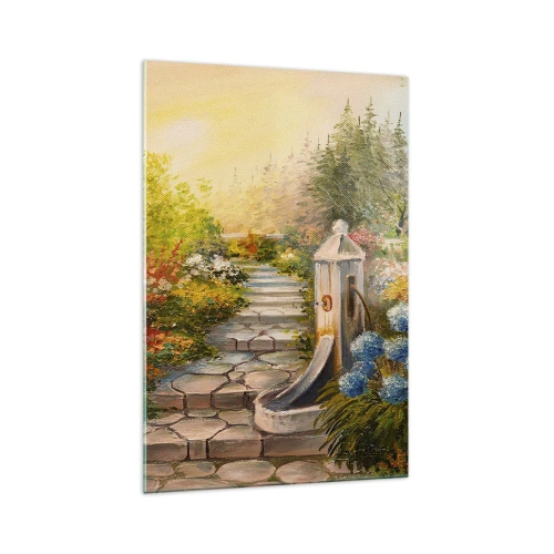 Billede på glas - I fuld blomstring - 70x100 cm