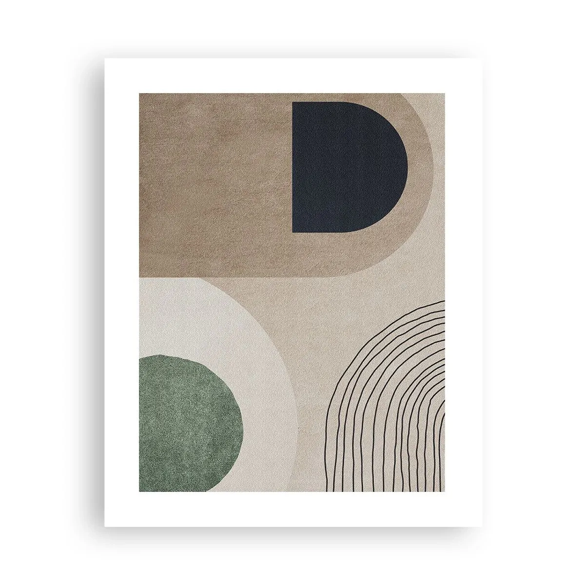 Plakat - Blidheden i en oval - 40x50 cm