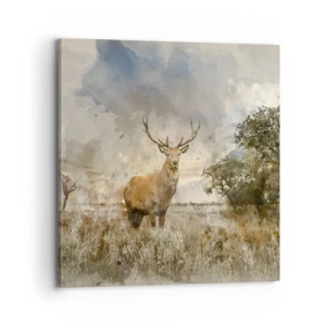 Lærredstryk - Billede på lærred - Værdighed - styrke - værdighed - 70x70 cm