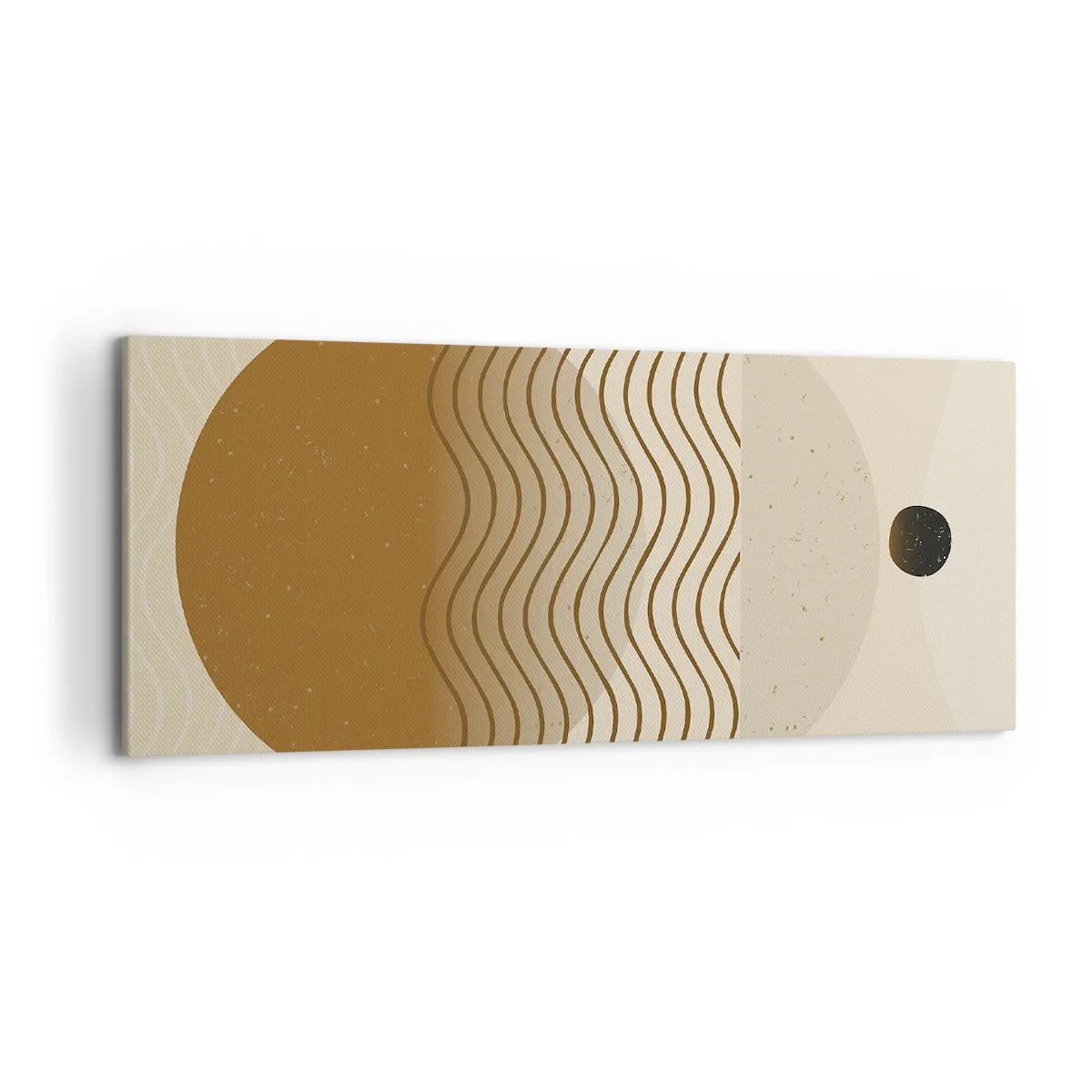 Lærredstryk - Billede på lærred - Om geometriske figurers oprindelse - 120x50 cm